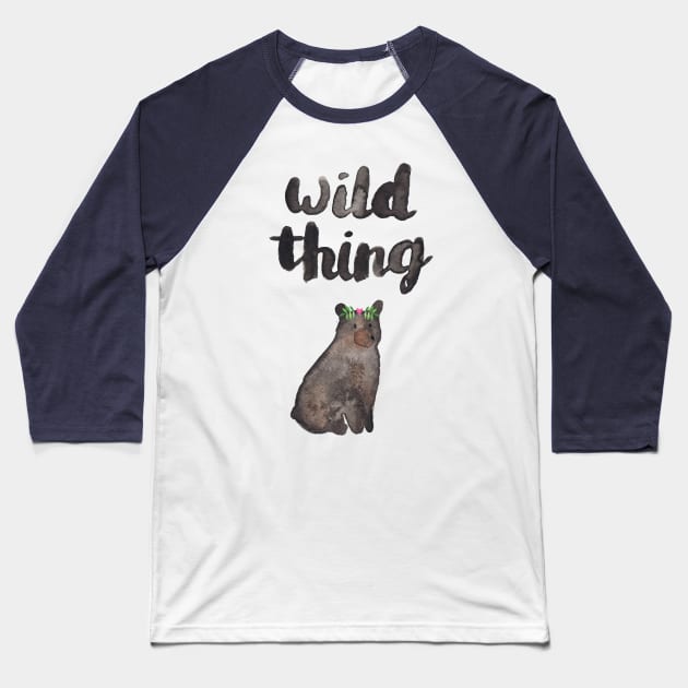 Wild Thing Baseball T-Shirt by Elena_ONeill